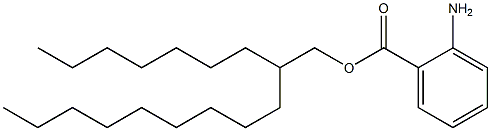 o-Aminobenzoic acid 2-heptylundecyl ester Structure