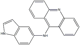 9-[(1H-Indol-5-yl)amino]acridine Structure