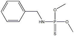 Benzylphosphoramidothioic acid O,O-dimethyl ester Structure