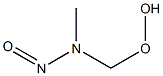 Hydroperoxymethylmethylnitrosamine 구조식 이미지