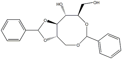 1-O,5-O:2-O,3-O-Dibenzylidene-D-glucitol Structure