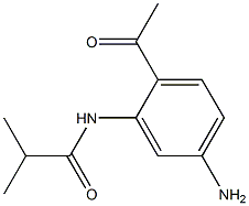 N-(2-Acetyl-5-aminophenyl)-2-methylpropanamide 구조식 이미지