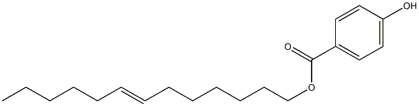 4-Hydroxybenzoic acid 7-tridecenyl ester Structure