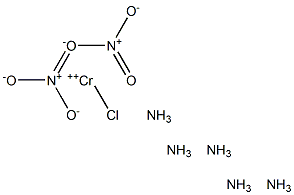 Chloropentamminechromium(III) nitrate 구조식 이미지