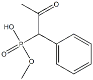 (1-Phenyl-2-oxopropyl)phosphonic acid methyl ester 구조식 이미지