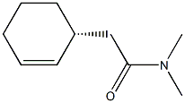 2-[(R)-2-Cyclohexenyl]-N,N-dimethylacetamide Structure