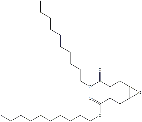 7-Oxabicyclo[4.1.0]heptane-3,4-dicarboxylic acid didecyl ester Structure