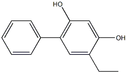 4-Ethyl-6-phenyl-1,3-benzenediol 구조식 이미지