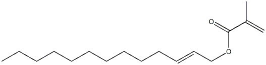 Methacrylic acid (2-tridecenyl) ester Structure