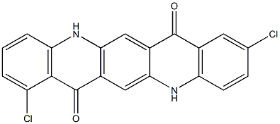 2,8-Dichloro-5,12-dihydroquino[2,3-b]acridine-7,14-dione Structure