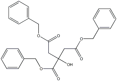Citric acid tribenzyl ester Structure