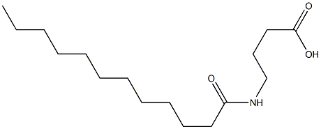 4-Dodecanoylaminobutyric acid Structure