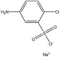 5-Amino-2-chlorobenzenesulfonic acid sodium salt Structure