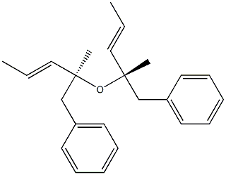 (-)-Benzyl[(E,S)-1-methyl-2-butenyl] ether Structure