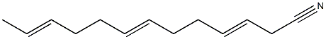 3,7,11-Tridecatrienenitrile 구조식 이미지