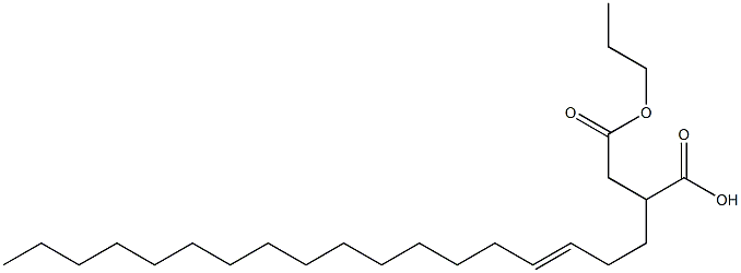 2-(3-Octadecenyl)succinic acid 1-hydrogen 4-propyl ester 구조식 이미지