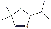 2,5-Dihydro-5,5-dimethyl-2-isopropylthiazole Structure