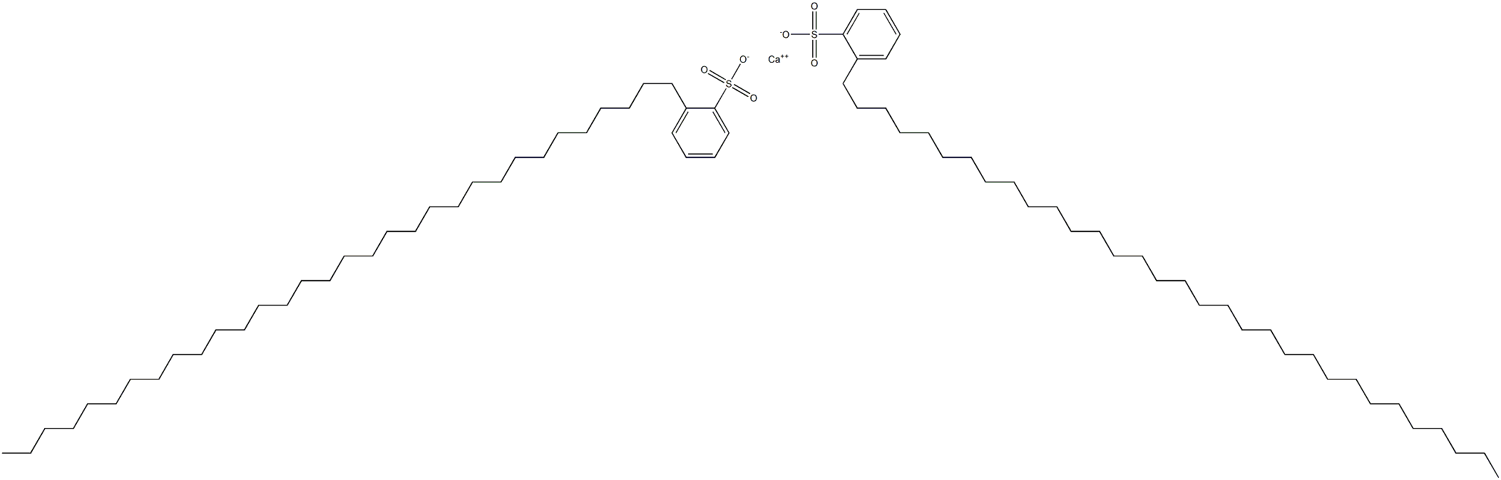 Bis[2-(dotriacontan-1-yl)benzenesulfonic acid]calcium salt 구조식 이미지