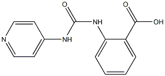 1-[(2-Carboxyphenyl)]-3-(pyridin-4-yl)urea Structure