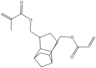 8-(Acryloyloxymethyl)-3-(methacryloyloxymethyl)tricyclo[5.2.1.02,6]decane 구조식 이미지