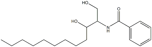 N-(1,3-Dihydroxydodecan-2-yl)benzamide 구조식 이미지