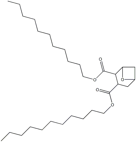 7-Oxabicyclo[3.1.1]heptane-2,3-dicarboxylic acid diundecyl ester Structure