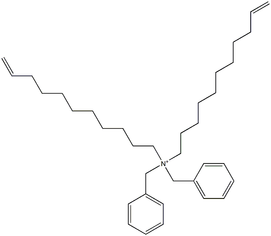 Di(10-undecenyl)dibenzylaminium 구조식 이미지