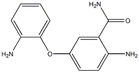 4-Amino-3-(aminocarbonyl)phenyl 2-aminophenyl ether Structure