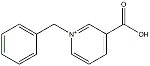 3-Carboxy-1-(phenylmethyl)pyridinium Structure