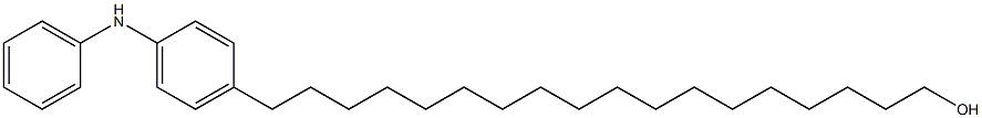 4-(18-Hydroxyoctadecyl)phenylphenylamine Structure