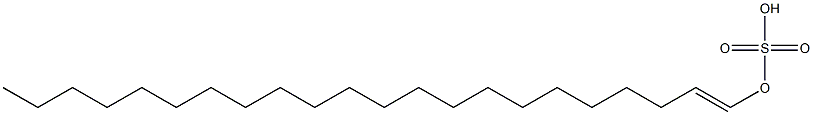 Sulfuric acid hydrogen 1-docosenyl ester 구조식 이미지