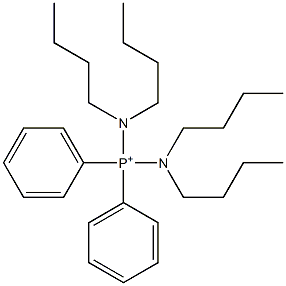 Diphenylbis(dibutylamino)phosphonium 구조식 이미지