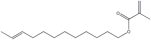 Methacrylic acid (10-dodecenyl) ester Structure