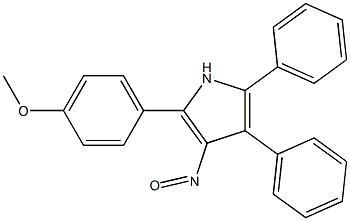 2,3-Diphenyl-5-(4-methoxyphenyl)-4-nitroso-1H-pyrrole 구조식 이미지