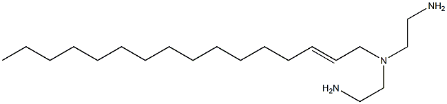 2,2'-(2-Hexadecenylimino)bis(ethanamine) Structure