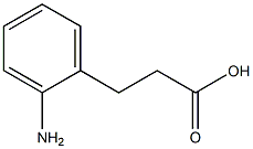 3-(2-Aminophenyl)propionic acid Structure