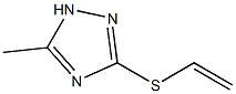 3-Ethenylthio-5-methyl-1H-1,2,4-triazole Structure