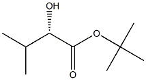 [S,(-)]-2-Hydroxy-3-methylbutyric acid tert-butyl ester 구조식 이미지