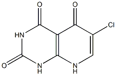 6-Chloropyrido[2,3-d]pyrimidine-2,4,5(1H,3H,8H)-trione Structure
