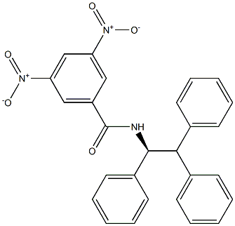 (+)-3,5-Dinitro-N-[(S)-1,2,2-triphenylethyl]benzamide 구조식 이미지