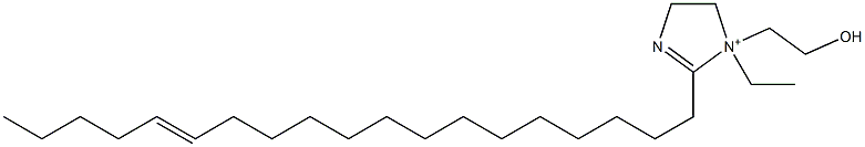 1-Ethyl-1-(2-hydroxyethyl)-2-(14-nonadecenyl)-2-imidazoline-1-ium Structure