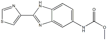 2-(4-Thiazolyl)-1H-benzimidazole-5-carbamic acid methyl ester Structure