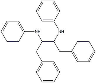 1,4-Diphenyl-2,3-bisanilinobutane 구조식 이미지