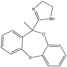 11-Methyl-11-(2-imidazolin-2-yl)-11H-dibenzo[b,e][1,4]dioxepin Structure