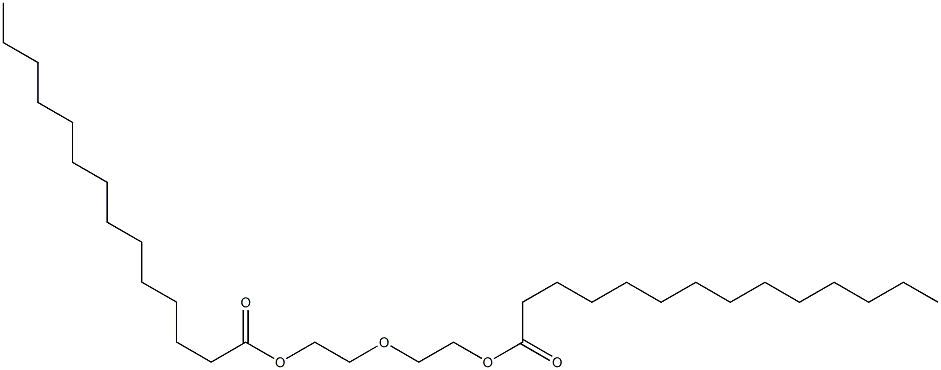 Bistetradecanoic acid oxybisethylene ester Structure