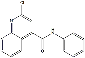 2-Chloro-N-phenylquinoline-4-carboxamide 구조식 이미지