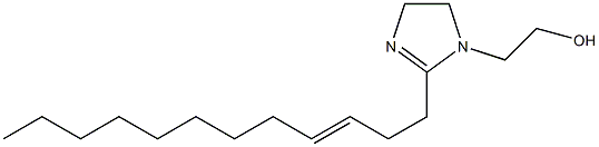 2-(3-Dodecenyl)-2-imidazoline-1-ethanol Structure