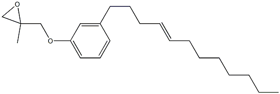 3-(4-Dodecenyl)phenyl 2-methylglycidyl ether Structure