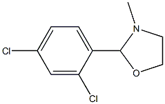 2-(2,4-Dichlorophenyl)-3-methyloxazolidine 구조식 이미지