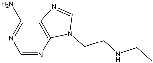 9-[2-(Ethylamino)ethyl]-9H-purin-6-amine Structure